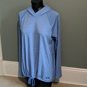 Women's under armour large LG heat gear hoodie